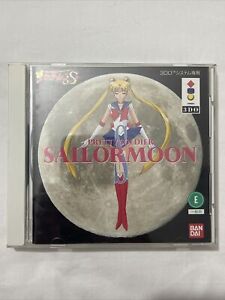 Pretty Soldier Sailor Moon CD CIB Panasonic GoldStar Sanyo 3DO Bandai Japan Game