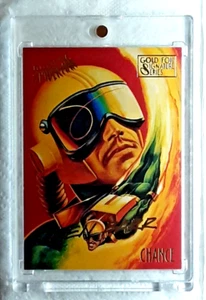 1995 Spider-Man Gold Signature Card 16 CHANCE. FREE ONE-TOUCH-HOLDER - Picture 1 of 2