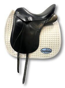 HOLD: Used Schleese Derby - Size 17.5" Dressage Saddle Black