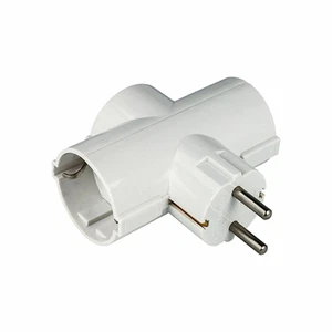 Ladrón de enchufe NIMO Schuko 16A 250V Blanco - Imagen 1 de 1