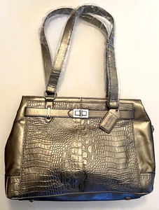 New CM Creative Memories Nancy O'Dell Tote Bag Shoulder Purse Bronze - Picture 1 of 8