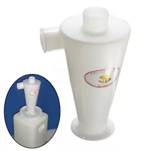 Plastic Dust Separation Collector Cyclone Separator Vacuums Cleaners Filter Tool - Picture 1 of 12