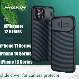 Custodia protettiva obiettivo fotocamera NILLKIN slide per iPhone 11 12 13 14+ Pro Max - Foto 1 di 22