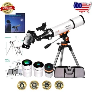 Professional Beginner Telescope: 20x-250x Magnification for Stargazing Delight - Picture 1 of 10