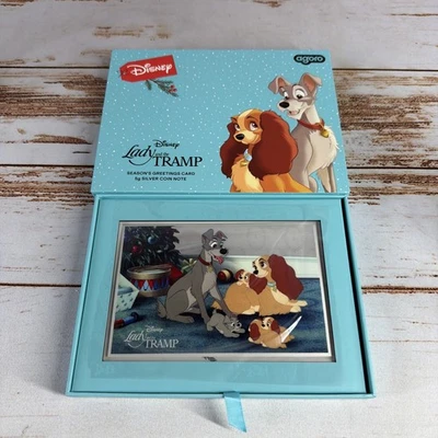 Серебряная монета 2024 Disney Lady & Tramp Season's Greetings 5 г сертификат Ниуэ No0573 - Изображение 1 из 4