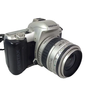 Pentax MZ-50 mit 35-80mm Zoomobjektiv, analoge Kleinbild-Spiegelreflexkamera guter Schülereinsteiger - Bild 1 von 24