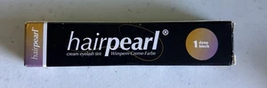 1 HAIRPEARL Profi Wimpern-, Augenbrauen- & Barttönung 20ml DEEP BLACK NEU - Bild 1 von 6