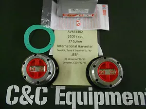 AVM 402 locking hubs International Harvester fits jeep CJ warn 9062 lock out - Picture 1 of 5