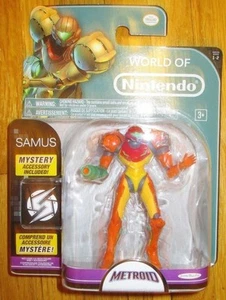 World of Nintendo SAMUS 4" Jakks Pacific FIGURA METROID SERIE 1-2 - Imagen 1 de 1