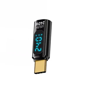 1Pc Digital LED Display USB 4 Type-C Adapter PD240W USB C Computer Extension - Picture 1 of 18