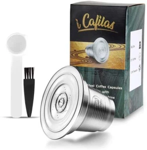 Cápsulas de café reutilizables de acero inoxidable iCafilas para L'OR Barista LM8012 - Imagen 1 de 12