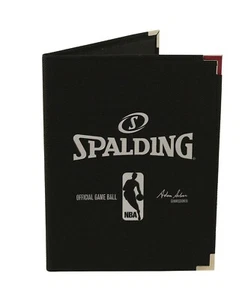 NBA OFFICIAL SIDELINE COACH'S NOTEBOOK - BLACK- 5"x7" - Picture 1 of 1