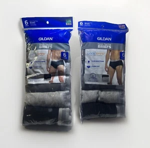 Nuevo paquete de 6 calzoncillos Gildan clásicos de felpa sin etiquetas para hombre tallas S, M, XL - Imagen 1 de 7