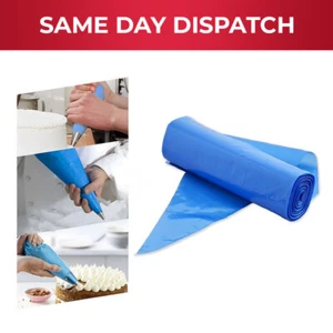 "Bolsas desechables azules de tubería de hielo Savoy para decorar pasteles pasteles postres 20" - Imagen 1 de 7
