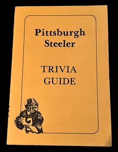 1985 and Before Pittsburgh Steelers Trivia Booklet Great Tailgating Game - Picture 1 of 3