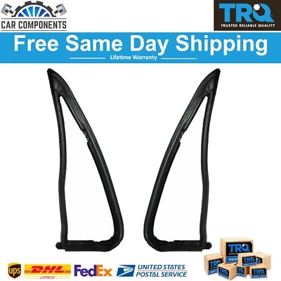 Conjunto de vedações de vidro para janela de ventilação frontal para 1981-1991 Chevy GMC Blazer K5 - Imagem 1 de 3