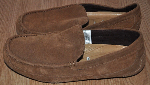 Scarpe UGG uomo 12 mocassini marroni scamosciati casual slip on basse mocassini