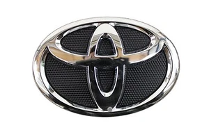 TOYOTA COROLLA 2009-2013 FRONT GRILL EMBLEM BUMPER RADIATOR BLACK & CHROME CT - Picture 1 of 2
