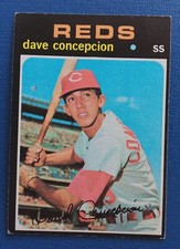 1971 Topps #14 Dave Concepcion RC - Cincinnati Reds (R) EX++ (NO COLORING)