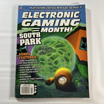 Electronic Gaming Monthly EGM Magazine January 1999 #114 South Park Cover 4/4 - Image 1 of 4