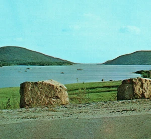 Somes Sound View Hills Landscape Harbor Mt Desert Island ME Vintage Postcard - Picture 1 of 4