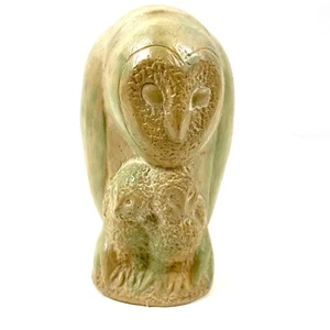 GRETE SCHULLER Owl & Babies Stone Sculpture MOTHERHOOD ALVA MUSEUM Replica 1965 - Picture 1 of 9