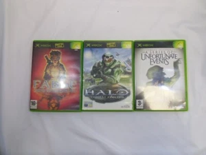 3 Xbox Original Spiele - Fable - Halo - Eine Reihe unglücklicher Ereignisse - Bild 1 von 10