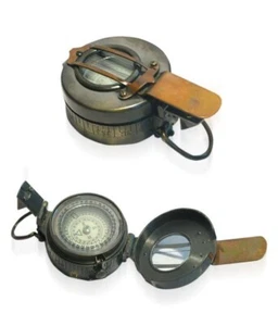 Vintage Design Military Compass Used Authentic Army Brass Lots of 10 Pcs - Picture 1 of 3