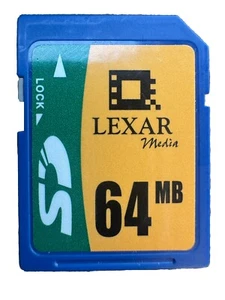 LEXAR Media 64 MB SD - Picture 1 of 2