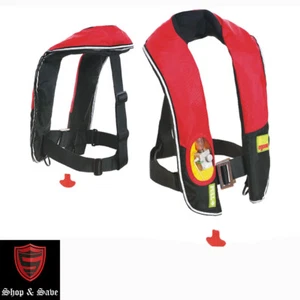 Premium Quality Automatic/Manual Inflatable Life Jacket Life Vest Flotation PFD - Picture 1 of 10