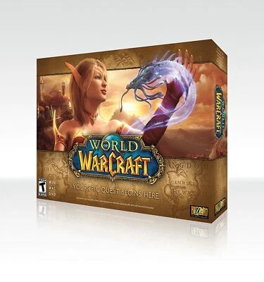 WORLD OF WARCRAFT Game Box Set PC MAC DVD Teen Computer Blizzard NIB SEALED - Image 1 of 4