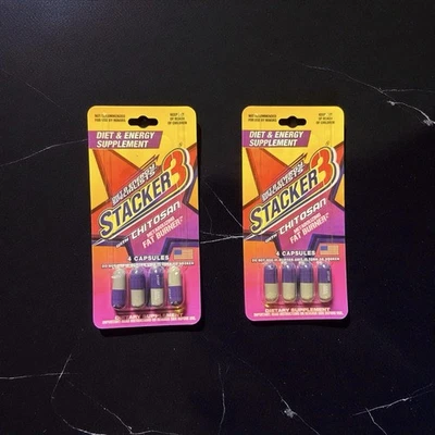 2 paquetes de suplementos dietéticos y energéticos quemador de grasa 8 cápsulas HA0231 Foto 1 de 2