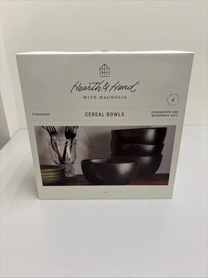 Juego de 1 cuencos de cereales de gres Hearth & Hand - 4 piezas Foto 1 de 4