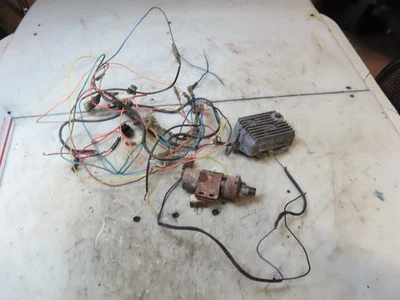 1973 AMF Harley Davidson SS Sprint SS-350 Wire Harness Parts Lot - Image 1 of 4