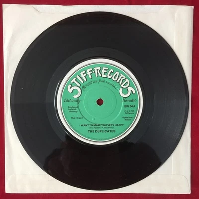 THE DUPLICATES (THE RUMOUR): I Want To Make You Very Happy 7”45 MINT STIFF UK - Image 1 of 2