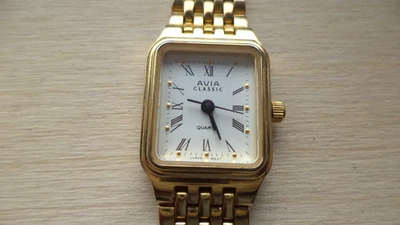 RELOJ PULSERA AVIA MUJER CLÁSICO 853672. PULSERA ORO/PLATA. BATERÍA NUEVA. Foto 1 de 4