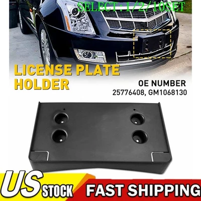 Soporte de matrícula para Cadillac SRX 2010-16 delantero 25776408 1~10X Foto 1 de 4
