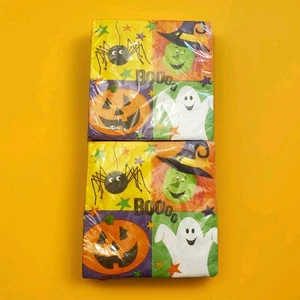 Spooky Friends Squares Kids Halloween Party Paper 2 Ply Napkins 40 ct 2 Packs - Picture 1 of 2