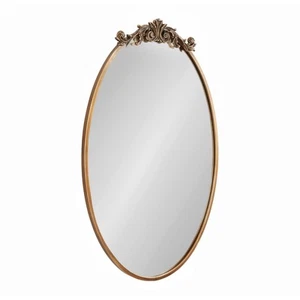 Arendahl Traditional Vertical Oval Wall Mirror, 24 x 36, Antique Gold, Vintag... - Picture 1 of 8