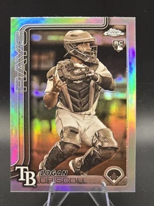 2025 Topps Chrome Logan Driscoll 185 Sepia Refractor Rookie RC - Picture 1 of 2