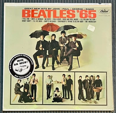 The BEATLES '65 Orig.1964 Mono 1st PRESSING FACTORY SEALED-RARE MGB Hypes - Image 1 of 2