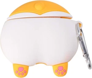 Corgi Ass gelb AirPods Pro Etui dickes Gummigehäuse Silikon süß lustige Mode - Bild 1 von 6