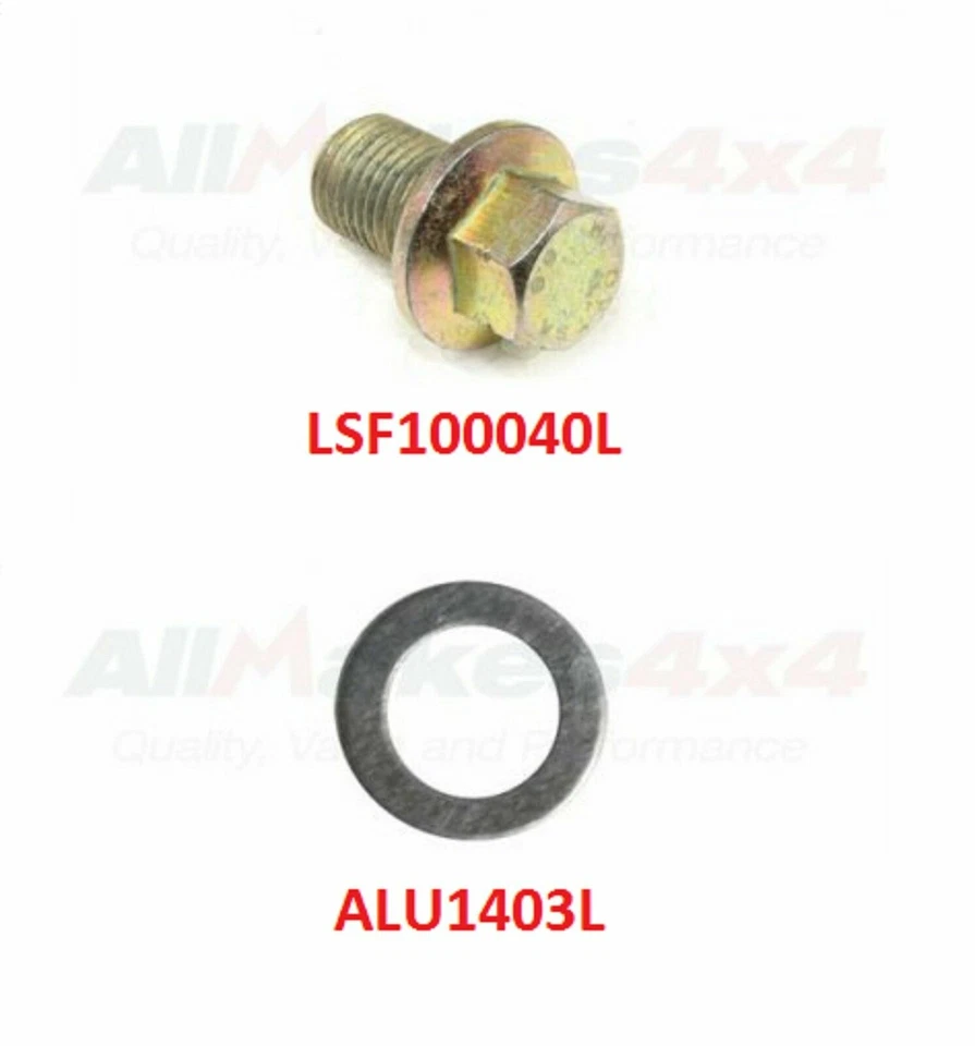 Juego de tapones y arandelas de drenaje de aceite Land Rover Range Rover P38 Discovery II Freelander Foto 1 de 1