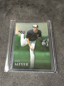 Alex Meyer 2014 Bowman Platinum Green Refractor 221/399