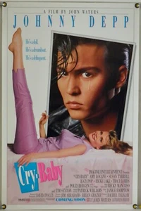 CRY BABY DS ROLLED ORIGINAL ONE SHEET MOVIE POSTER JOHNNY DEPP (1990) - Picture 1 of 1