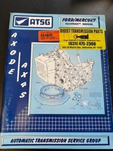 ATSG FORD/MERCURY AXODE/AX4S TECHTRAN MANUAL - Picture 1 of 2