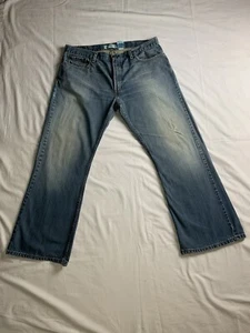 Levi 527 Low Boot Cut Jeans Sz 38x30 (Actual Meas 38x29) Distressed - Imagen 1 de 12