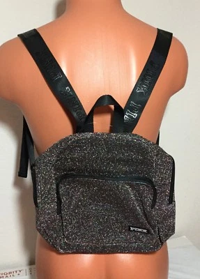 NUEVO Victoria's Secret ROSA TALLA ÚNICA MINI BOLSO PACK BRILLO MULTICOLOR #5889 Foto 1 de 2