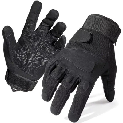 Guantes de trabajo tácticos para hombre compatibles con pantalla táctil guantes de tiro caza combate Foto 1 de 4
