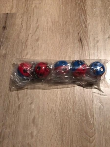 TUPPERWARE 5 NEW KEYCHAIN SHAPE-O-BALL - Picture 1 of 1